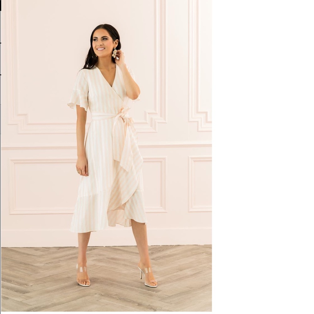 Rachel Parcell Ruffle Wrap Dress - Picture 2 of 11